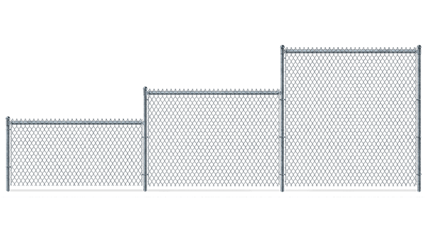 Residential Chain Link fence height options Northeast Ohio