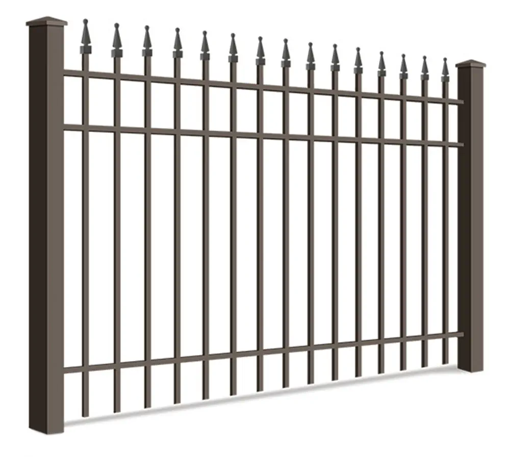 Wrought steel fence installation for the Northeast Ohio area.