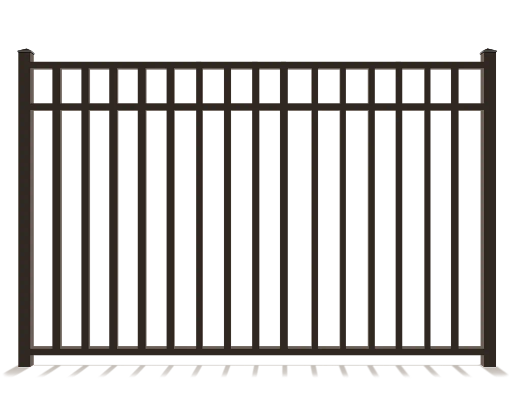 Ornamental Metal 3-Rail Fence Company