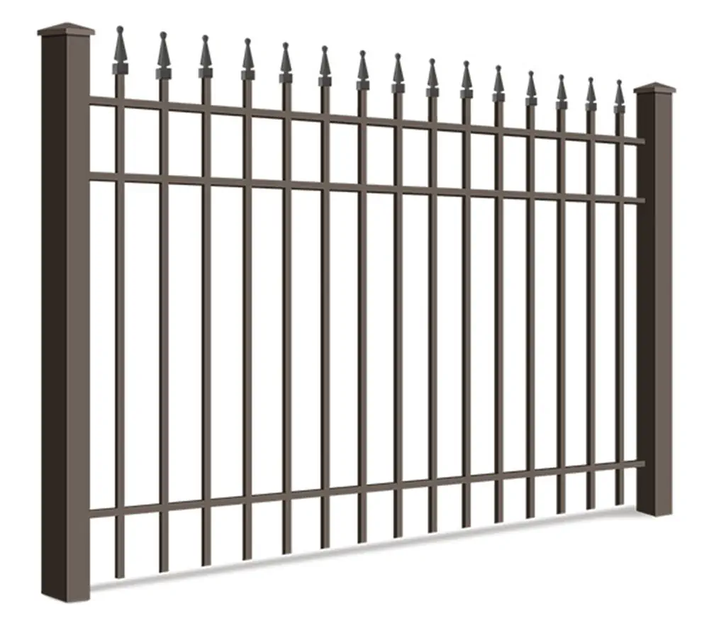Wrought steel fence installation for the Northeast Ohio area.