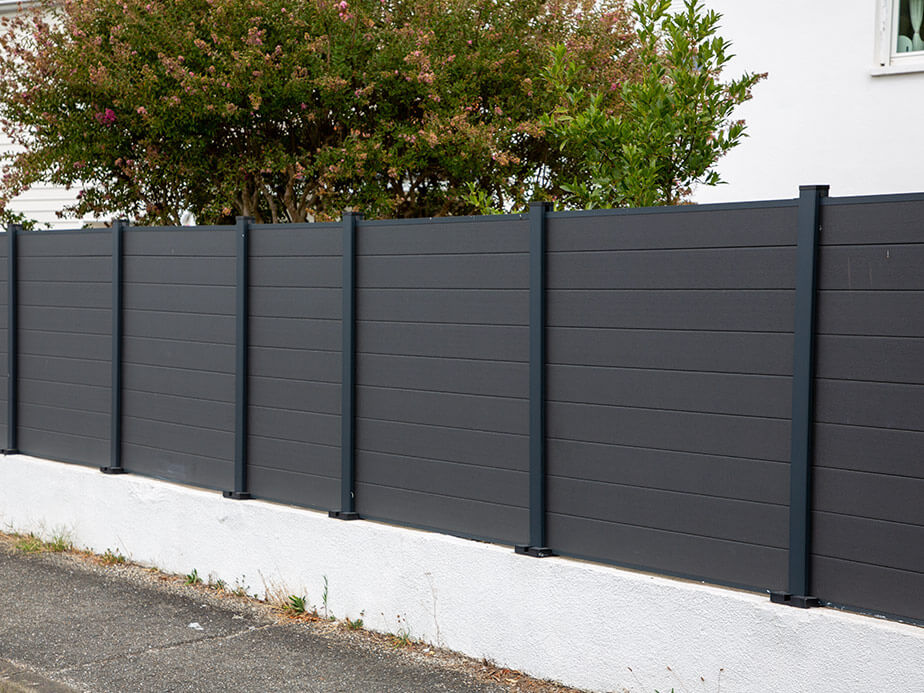 Aluminum fence installed by Summit Fence