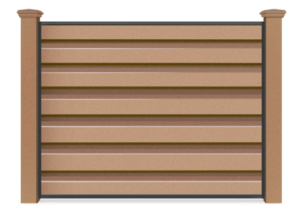 Trex Horizons composite fence