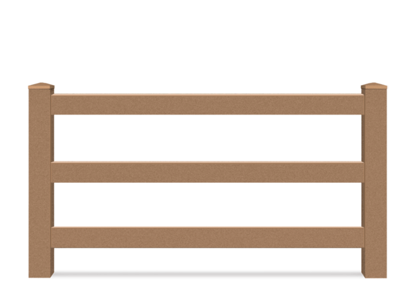 Trex Rail composite fence