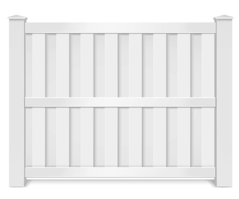 Vinyl Board On Board fence