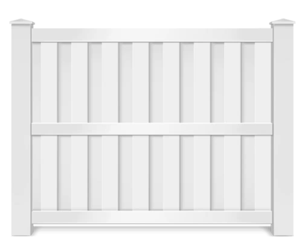 Vinyl Board On Board fence