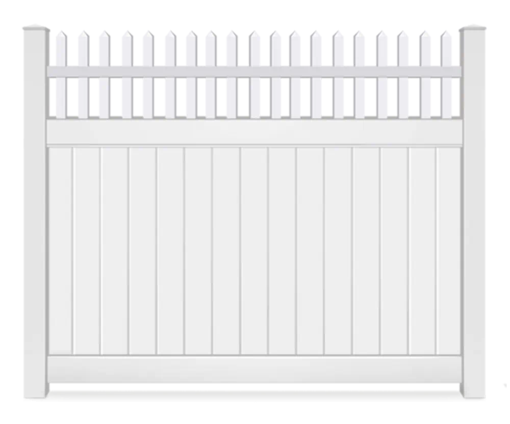 Vinyl Spindle Open Top fence