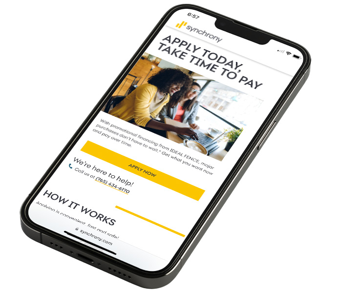 Fence financing company in Northeast Ohio and the surrounding areas