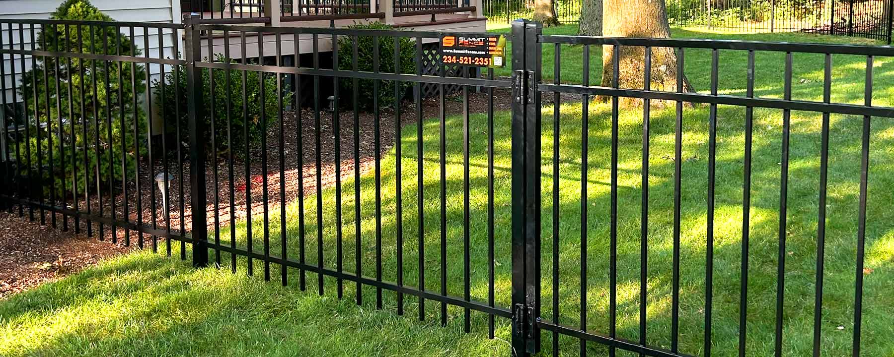 Residential and Commercial fence installed in Akron Ohio