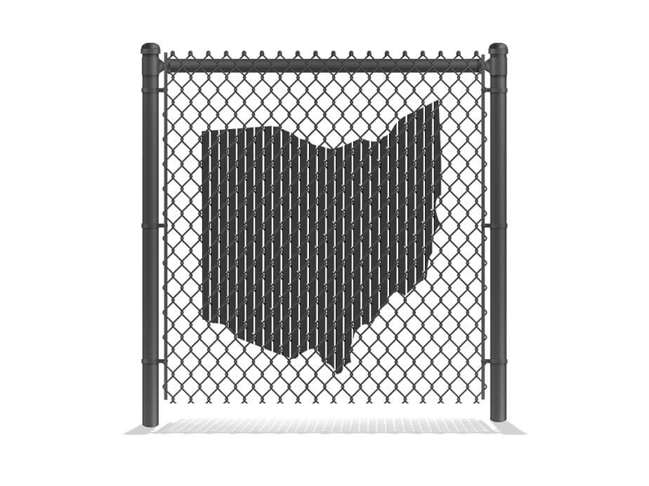 Fence company service area in Northeast Ohio