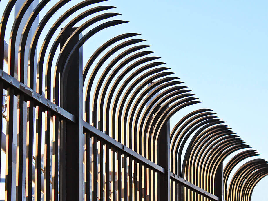 Security Fence Example in Medina Ohio