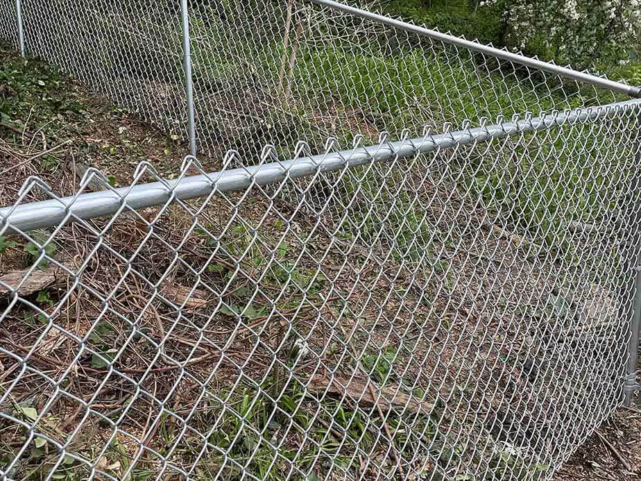 Chain link fence in Uniontown Ohio