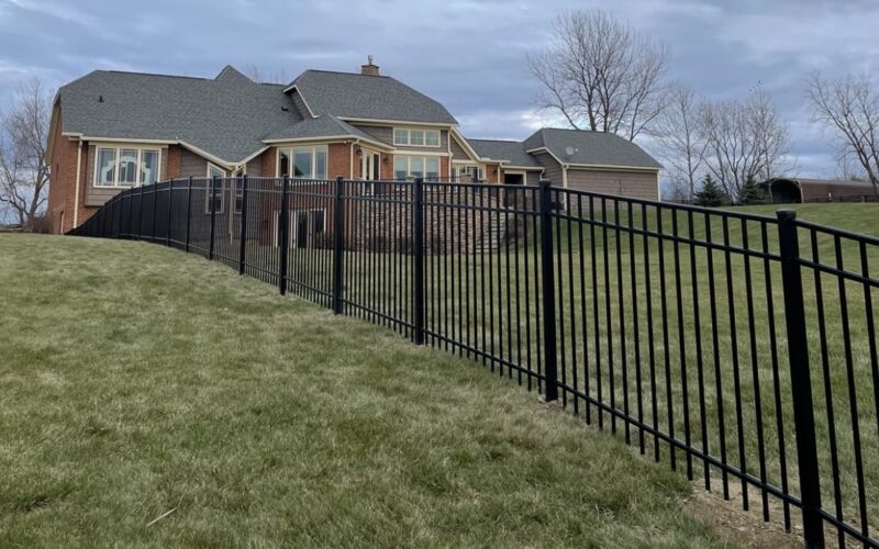 ornamental aluminum fence contractor in Hudson Ohio